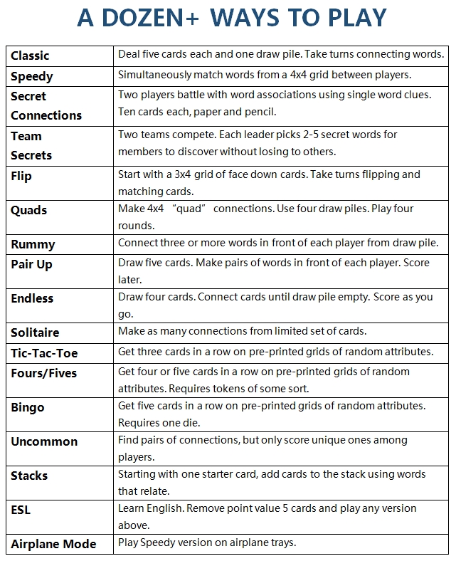 word connection games